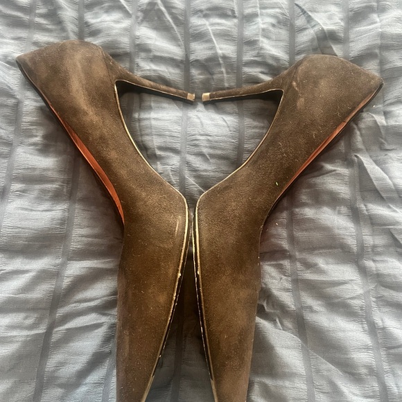 Acme Studios Black Suede High Heels with Storage Bag - Picture 5 of 7